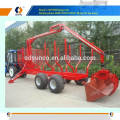 12T Logging Loader Trailer with Crane